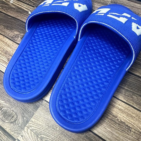 APL Men's Big Logo Techloom Slide NWT *IN BOX* Size 7 (Cobalt/White) - Picture 8 of 14